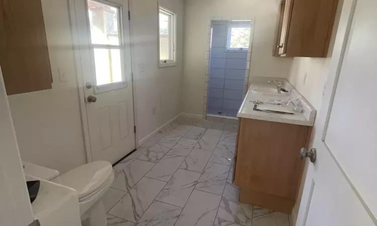 remodeled interior bathroom